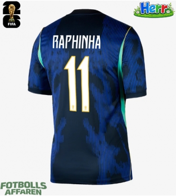 Brasilien Raphinha Belloli #11 Bortatröja VM 2026 Kortärmad